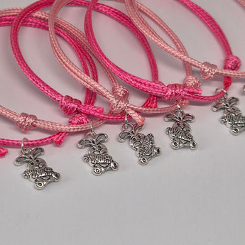 12 rabbit friendship bracelet party bag fillers