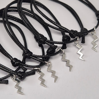 lightening bolt charm bracelets party bag filler