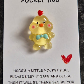 pocket chick pocket hug