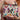 colourful butterfly print cosmetic bag