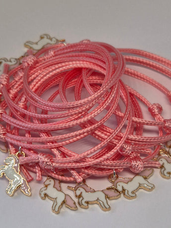 cute bracelets for friends pink unicorn friendship bracelets 