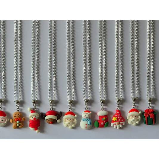 10 Christmas Pendant Necklaces-luxury Party Bag Fillers - Necklaces