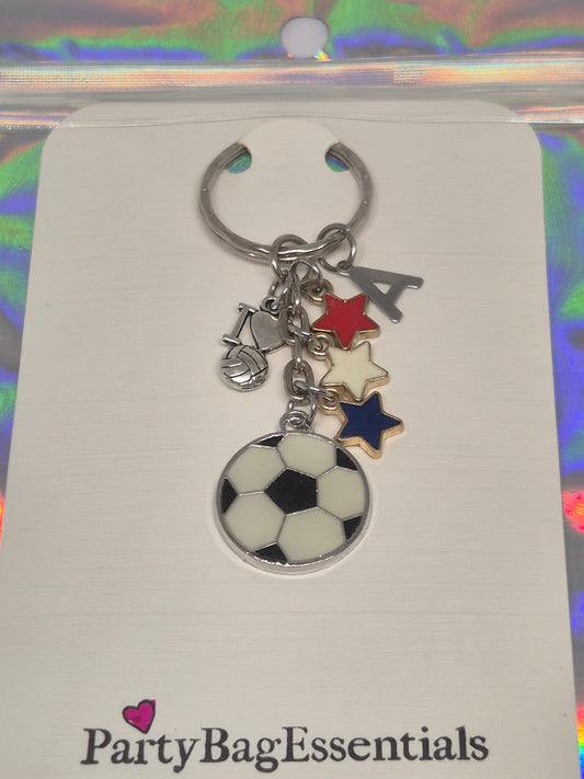 Personalised Football keyring-sports keychain