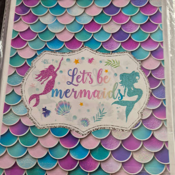 colourful mermaid party bags with handle