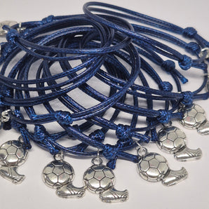 6/12 Football Friendship Bracelets-luxury party bag filler
