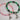 green and pink wicked witch beaded charm bracelets 