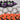Halloween-themed keychains on a white background