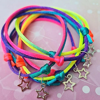 star charm friendship bracelet party bag filler