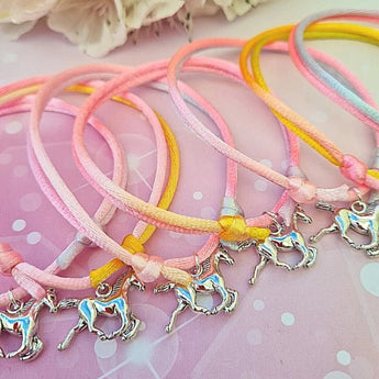 party bag fillers horse charm friendship bracelets