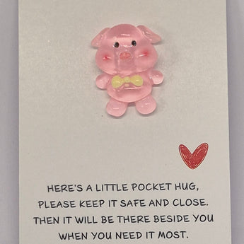 Pig pocket hug 