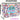 Colourful unicorn makeup bag with cartoon unicorns, rainbows, and the phrase 'Just a girl who loves who loves unicorns' in bold lettering