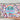 Colourful unicorn makeup bag with cartoon unicorns, rainbows, and the phrase 'Just a girl who loves who loves unicorns' in bold lettering