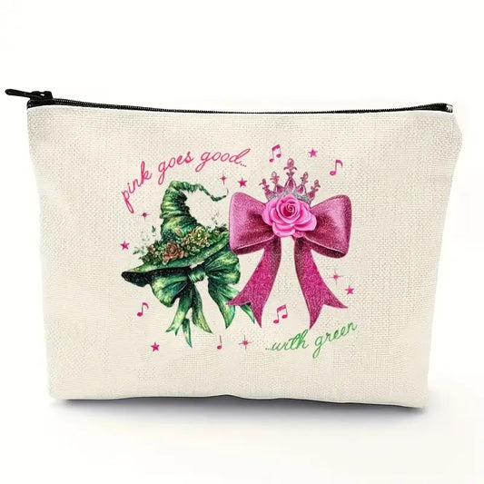 Wicked cosmetic bag, witch makeup bag